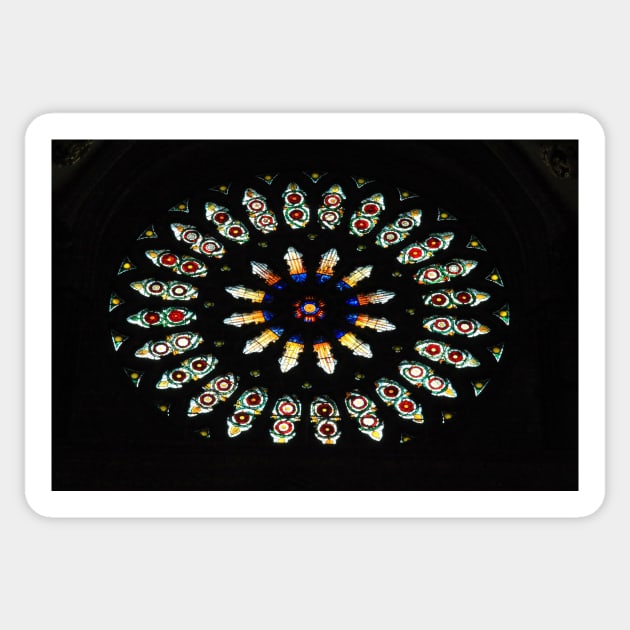 Rose Window at York Minster. Sticker by JohnDalkin